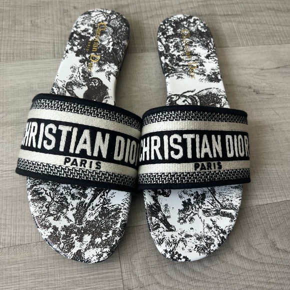 Dior Shoes - Dior dark navy sandals